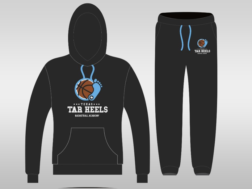 Texas Tar Heel Cotton Fleece Embroidered Warmups